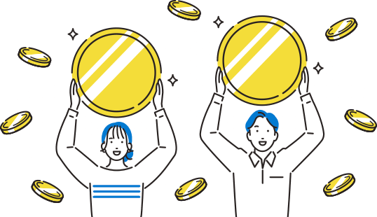 男女のイラスト